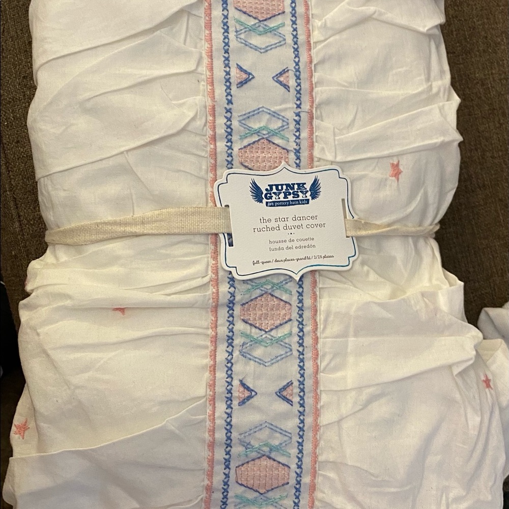 PotteryBarn Junk Gypsy Star Dancer Duvet Cover